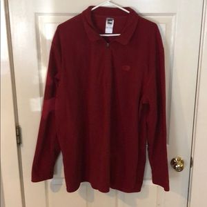 Red Men’s North Face Fleece